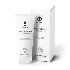 OUHOE Nail Care Gel, Hand And Foot Gray Nails Soft Nail Shine Nail Thickening Nail Repair Gel