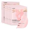 5 SHEETS/BOX Deep Collagen Anti Wrinkle Lifting Mask Pink to Transparent Collagen Mask Skincare Facial Masks for Women Skin Care Brightening Tone Corr