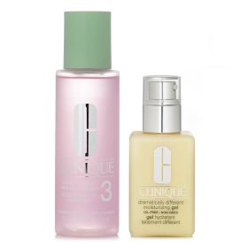 CLINIQUE - Dramatically Different Set 3: Moisturising Gel & Clarifying Lotion 3 - Combination Oily to Oily 2pcs