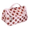 Travel Makeup Bag Portable Cosmetic Organizer with Cosmetic Mirror Waterproof Toiletry Wash Bag for Women Travel Dating