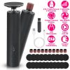 Electric Foot Callus Remover 2 in 1 Rechargeable Foot File Nail Grinder Dead Skin Pedicure Tool Machine with 2 Grinding Heads Total 30Pcs Replaceable