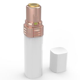 Flawless Facial Hair Remover Painless Facial Hair Epilator USB Rechargeable Women\'s Face Shaver with LED Light for Lip Chin Arms (Option: WG_FaceHairRemover(White)_GPCT4910)