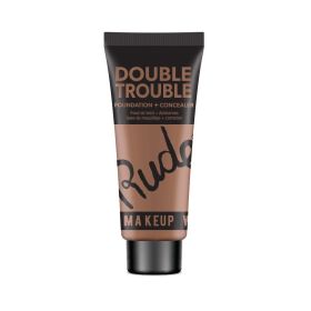 RUDE Double Trouble Foundation + Concealer (Option: Espresso 20)