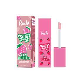 RUDE Berry Juicy Vinyl Lip Lacquer (Option: Coconut Kiss)