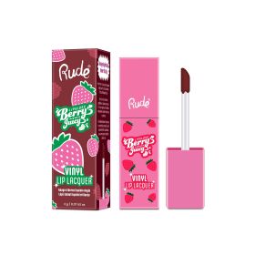 RUDE Berry Juicy Vinyl Lip Lacquer (Option: Cocoa Berry)