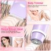 2 In 1 Bikini Trimmer for Women Dual Head Cordless Body Shaver IPX5 Waterproof Rechargeable Pubic Hair Razor Wet And Dry Use for Bikini Underarm Leg A