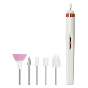 Portable Mini Nail Grinder Nail Remover With Light (Type: Nail Tools, Color: White)