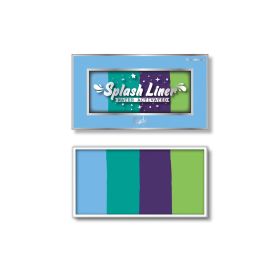 RUDE Splash Liner Water Activated Split Cake Face Body Paint (Option: Seascape)